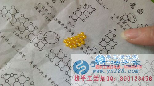 河南濟源退伍軍人王先生來手工活之家尋找合作項目，看好串珠繡產(chǎn)品加工