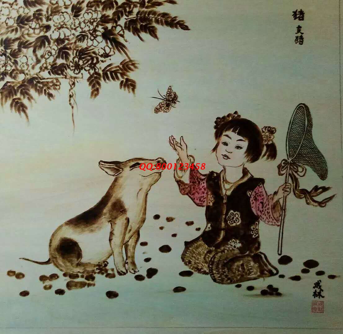 【民間手工藝品推介】邱縣傳統(tǒng)純手工烙畫，《十二生肖系列》預約定制