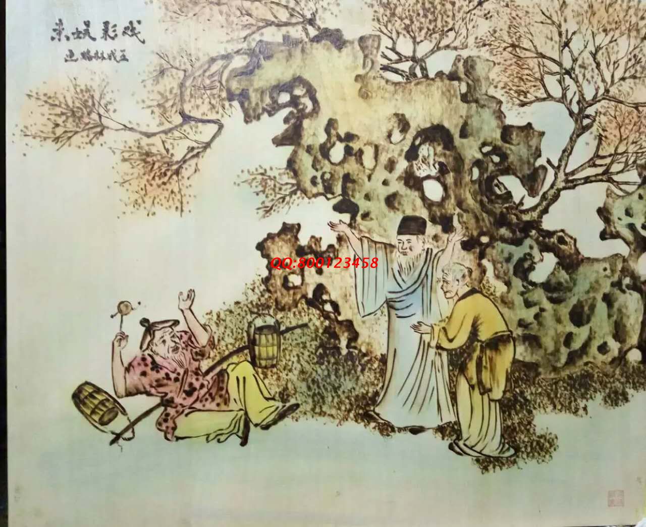 【民間手工藝品推介】邱縣傳統(tǒng)純手工烙畫，《二十四孝系列》預約定制，尺寸46*39cm