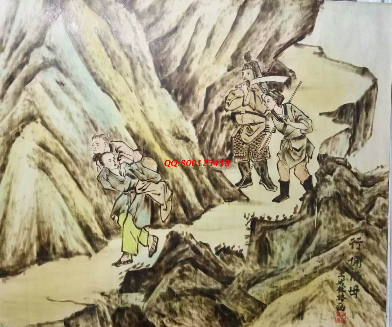 【民間手工藝品推介】邱縣傳統(tǒng)純手工烙畫，《二十四孝系列》預約定制，尺寸46*39cm