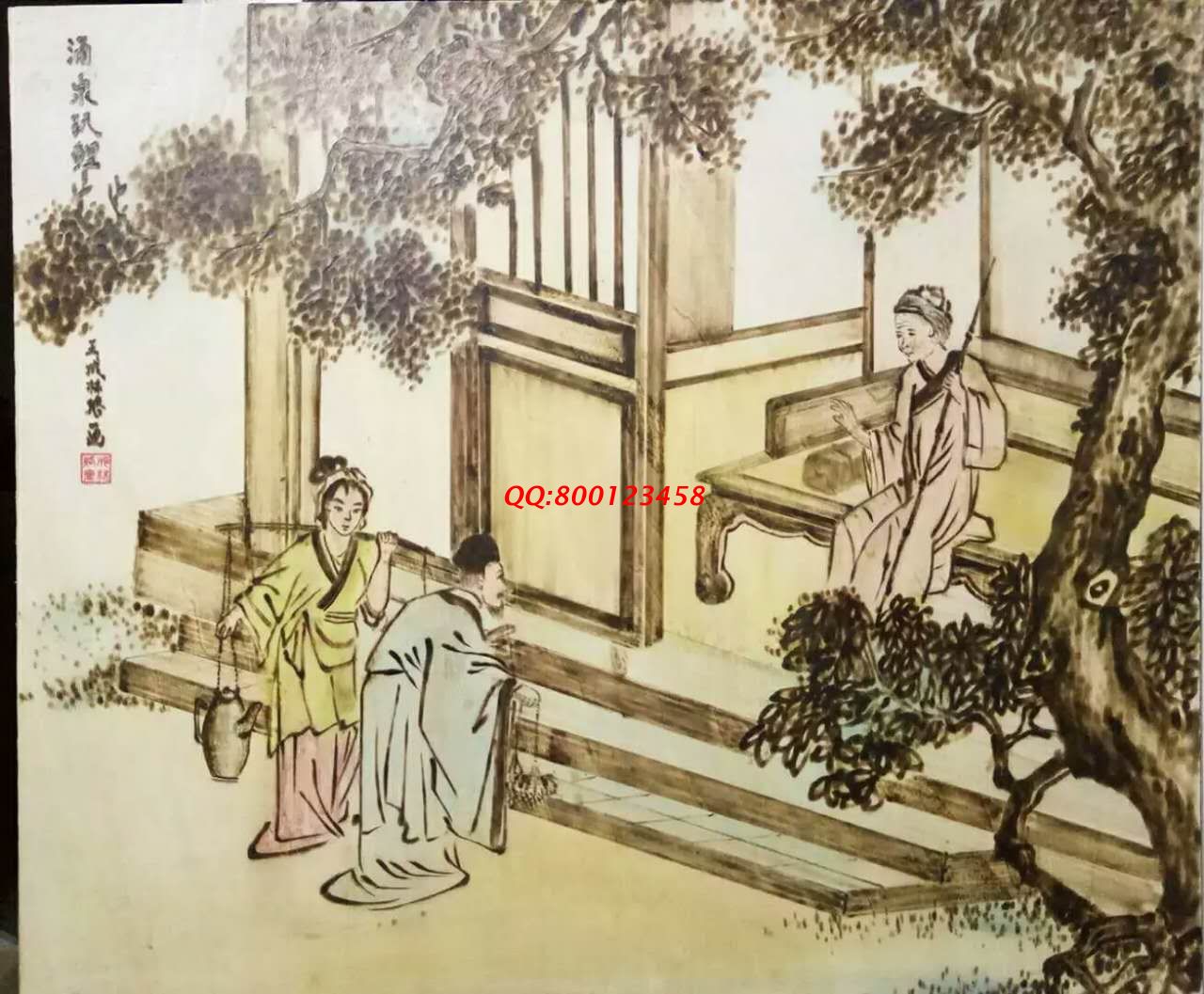 【民間手工藝品推介】邱縣傳統(tǒng)純手工烙畫，《二十四孝系列》預約定制，尺寸46*39cm