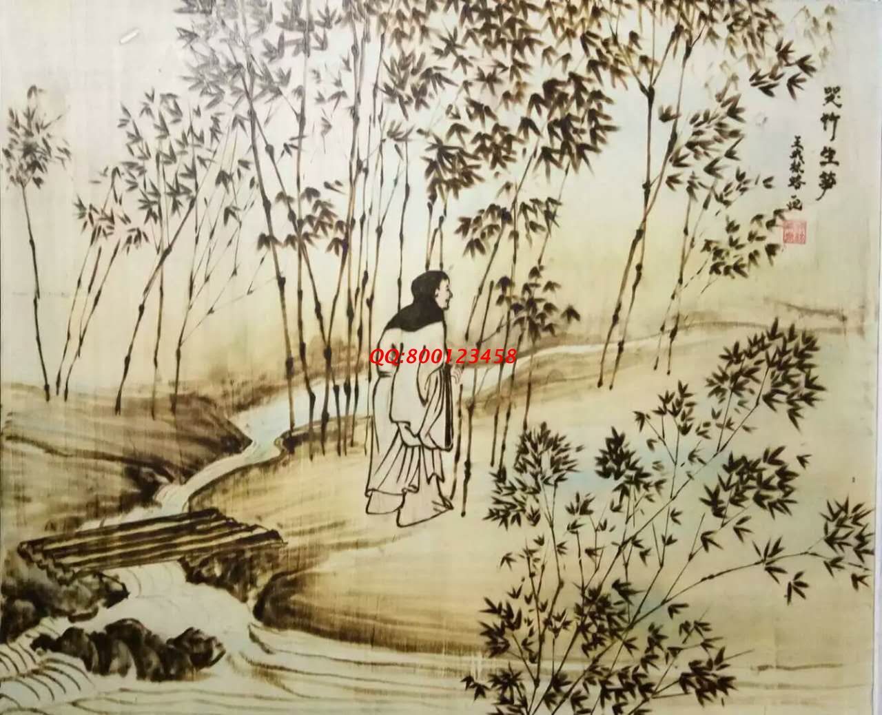 【民間手工藝品推介】邱縣傳統(tǒng)純手工烙畫，《二十四孝系列》預約定制，尺寸46*39cm