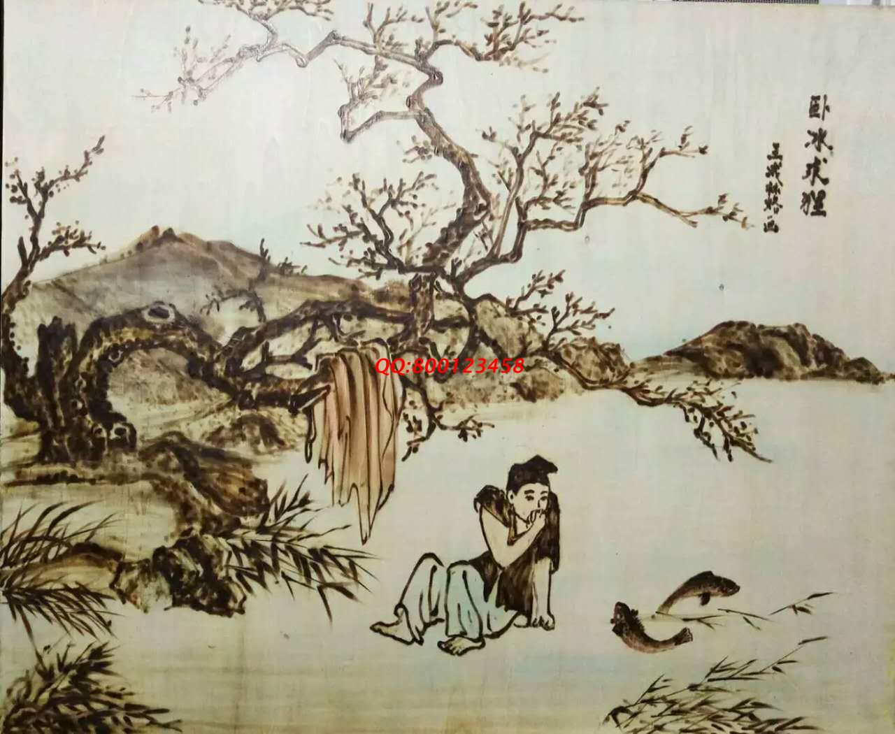 【民間手工藝品推介】邱縣傳統(tǒng)純手工烙畫，《二十四孝系列》預約定制，尺寸46*39cm