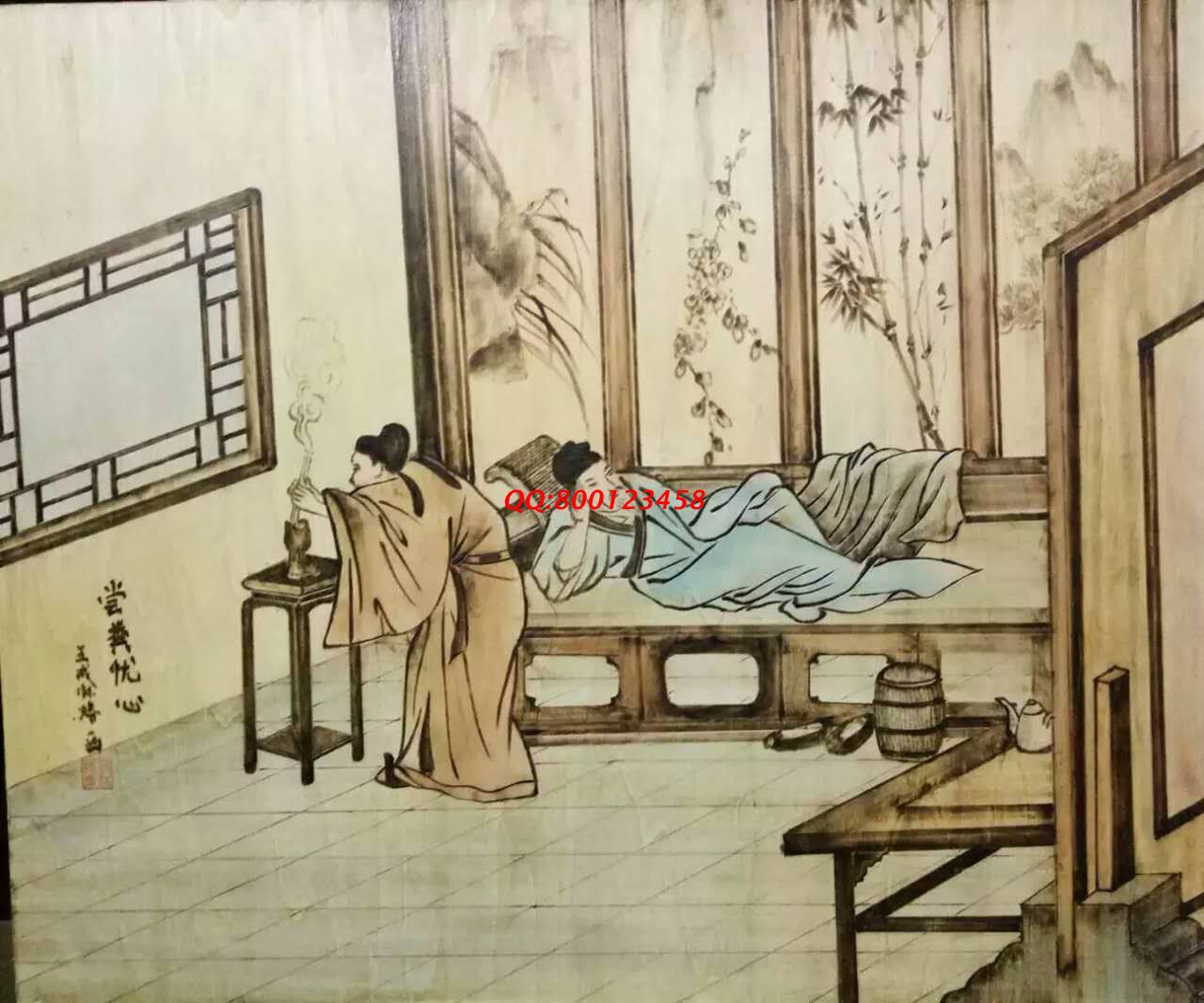 【民間手工藝品推介】邱縣傳統(tǒng)純手工烙畫，《二十四孝系列》預約定制，尺寸46*39cm