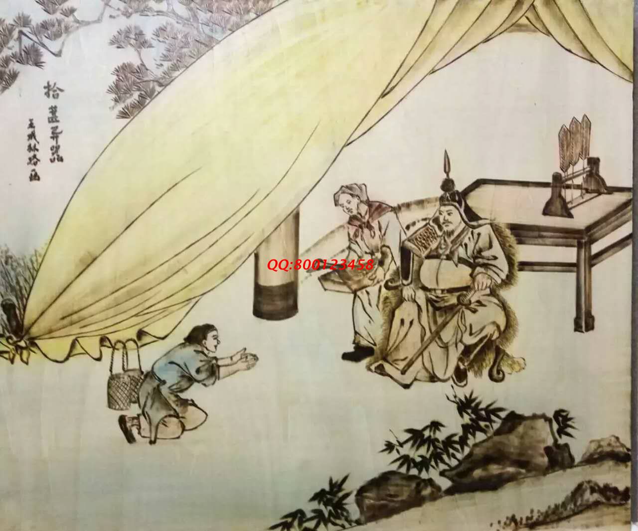 【民間手工藝品推介】邱縣傳統(tǒng)純手工烙畫，《二十四孝系列》預約定制，尺寸46*39cm
