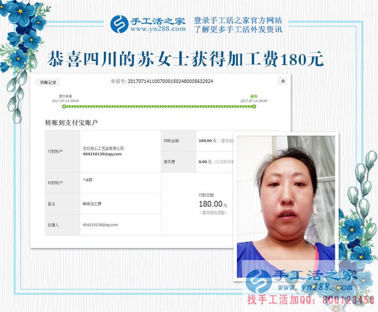 在兒女的幫助下，四川下崗職工蘇女士找到了適合自己的長久的“好工作”(圖1)