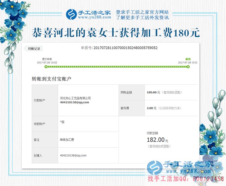 上班族也可以多掙錢，河北石家莊袁女士找到下班后做手工活賺錢的竅門(圖1)