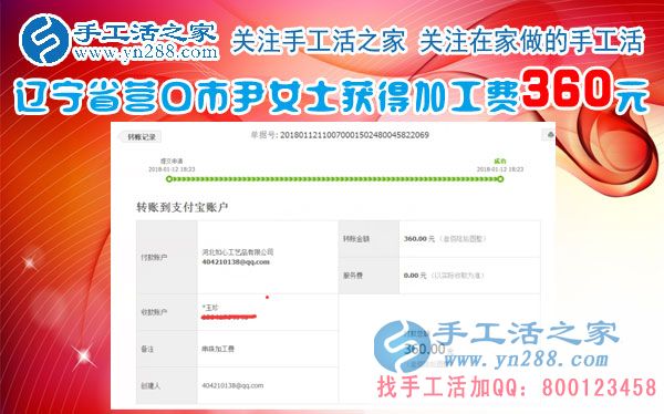 開著小店還閑不住，遼寧營口尹女士又兼職做珠繡手工掙錢，這次又掙錢了(圖1)