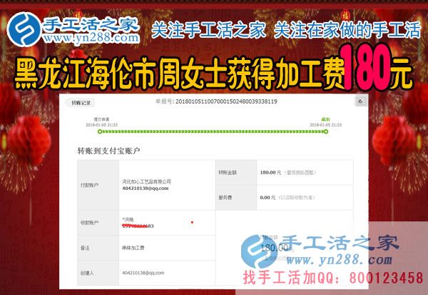 比十字繡強(qiáng)，黑龍江海倫手工愛(ài)好者周女士找到了珠繡手工活外發(fā)加工項(xiàng)目(圖1)