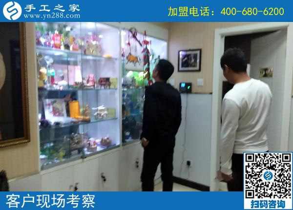 10月20日，把手工活拿回家做，這個(gè)串珠手工活加工能掙錢嗎?手工之家接待考察加工客戶剪影