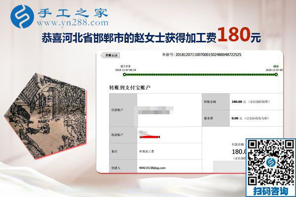 這是本地的外發(fā)手工活，我相信！河北邯鄲趙女士與娘家人嫂子一起做