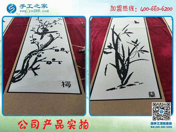 以前做十字繡，現(xiàn)在做串珠手工活外發(fā)加工，湖南衡陽(yáng)蔣女士覺得很欣慰