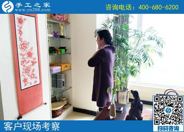 3月19日，急招在家加工手工活手工加工人員，這個(gè)免押金手工活外發(fā)加工項(xiàng)目很缺人！手工之家接待考察加工客戶剪影
