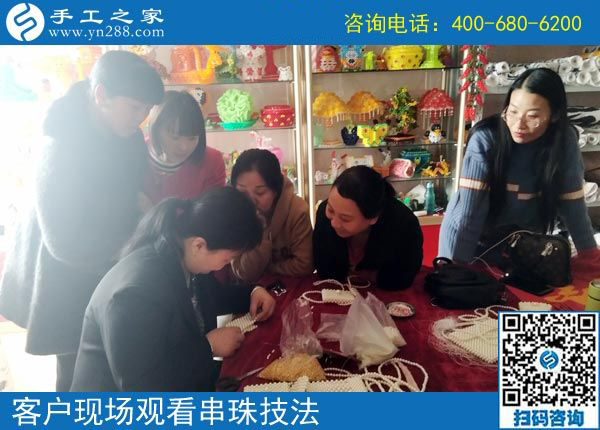 3月23日，找在家做的手工活，能賺錢(qián)的手工活，就選這里，手工之家接待考察加工客戶(hù)剪影