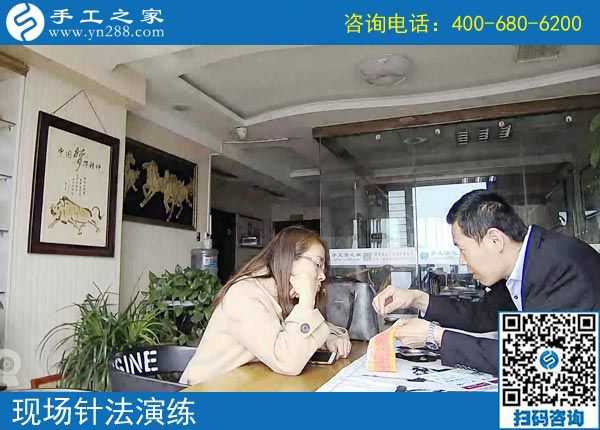 4月6日，帶回家做的手工活就是珠繡串珠外發(fā)手工活，手工之家接待考察加工客戶剪影