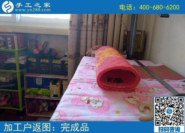 曾想加工粘花手工活，今愛上串珠繡！北京呂女士的手工活小故事(圖1)