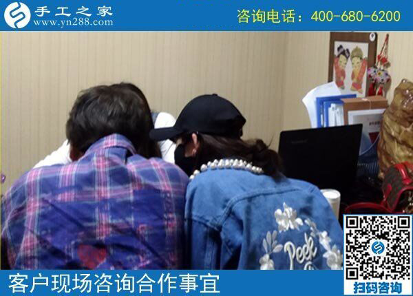 做鉆石畫(huà)手工活沒(méi)賺到錢(qián)，山東臨清市趙女士選擇手工之家串珠繡(圖1)