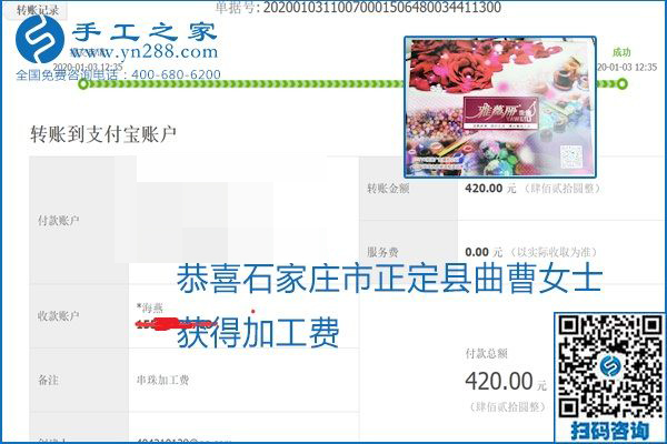 你、我、她，都能做，都能掙錢，這個手工活加盟項目是首選