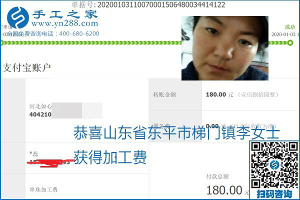 你、我、她，都能做，都能掙錢，這個手工活加盟項目是首選
