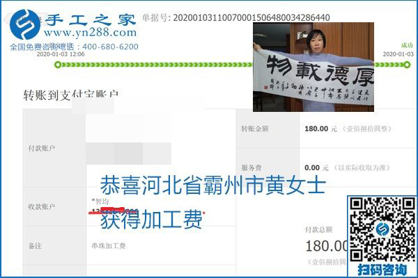 你、我、她，都能做，都能掙錢，這個手工活加盟項目是首選