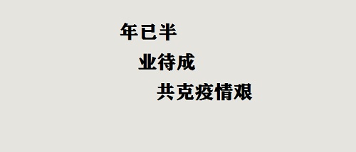 年已半，業(yè)待成，共克疫情艱！(圖2)