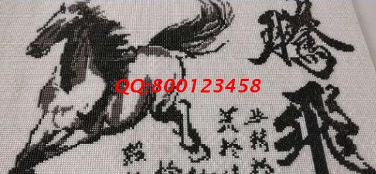 勵(lì)志珠珠繡精致高端大氣上檔次，是裝飾送禮收藏佳品(圖1)