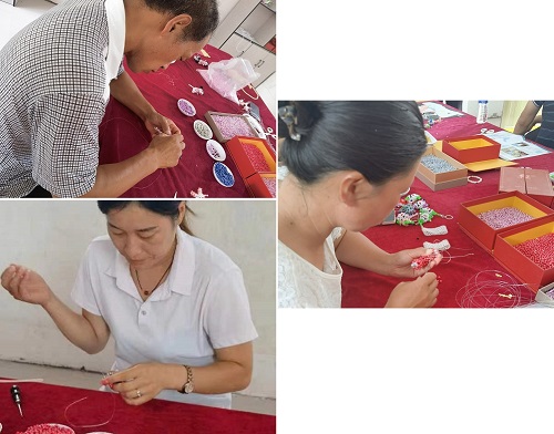 承接珠繡手工活加工項目，大財富從小處著手累積(圖1)