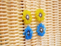 1月24日，外發(fā)手工活正規(guī)平臺，開飾品加工廠，在家做手工掙錢，選手工之家，認真做，踏實掙錢，圖為串珠米珠繡手工產(chǎn)品剪影