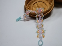 1月3日，兼職手工活可以帶回家做，小成本創(chuàng)業(yè)做手工傳承官，居家手工創(chuàng)業(yè)，手工之家的純手工給大家更多掙錢的渠道和方法，圖為串珠米珠繡純手工產(chǎn)品剪影