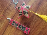 1月5日，在家就能賺錢的工作，拿回家做的手工活，小成本創(chuàng)業(yè)做手工傳承官，手工之家的純手工在農(nóng)村做很合適，圖為串珠米珠繡純手工產(chǎn)品剪影