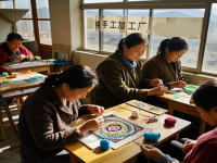 拿回家做，在家開手工加工廠做飾品類純手工，確實能掙錢