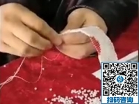 手工之家郝總親自做手工，詮釋珠繡內(nèi)涵