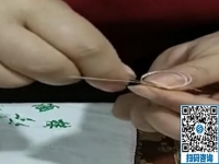針法簡單的非遺項目外發(fā)手工活，勵志珠珠繡很受加工人員的歡迎