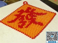 可帶回家做的手工活，就是手工之家勵志珠繡